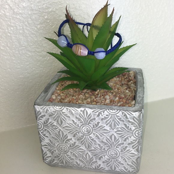 Handmade Chinese Knotting Bracelet W/ Glass Beads - Picture 2 of 8